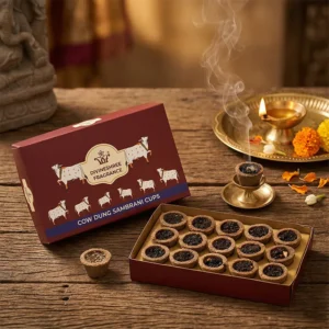 Best Cow Dung Sambrani Cups | Divineshree Fragrance