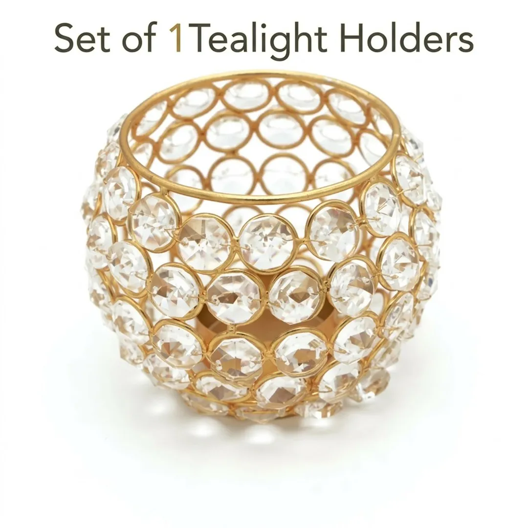 Crystal Tealight Holder 1 Crystal Tealight Holder 1