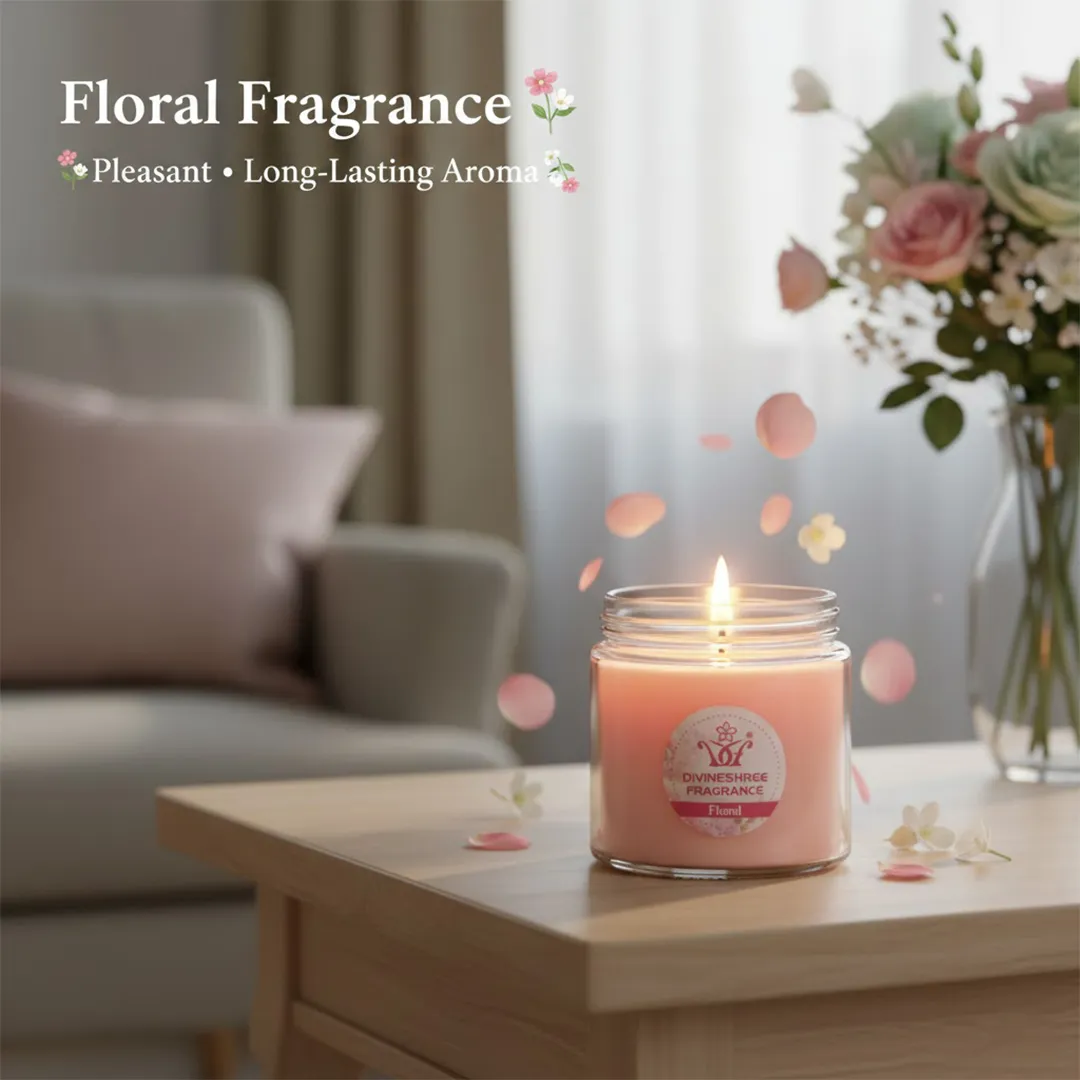 Floral Candle 1 Floral Candle 1