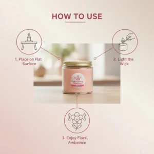 Floral Candle 4