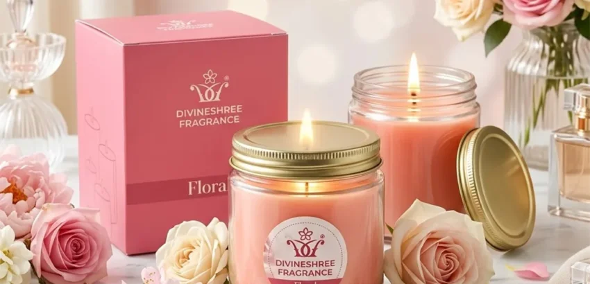 Floral Candle