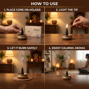 Guggal Incense Cones 2
