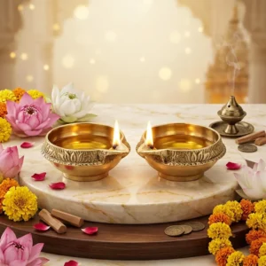 Kuber Brass Diya