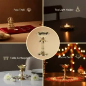 Lotus Brass Diya 1