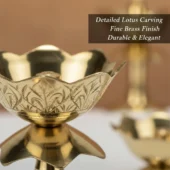 Lotus Brass Diya 3