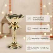 Lotus Brass Diya 5