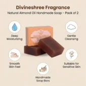 Natural Almond Oil Handmade Soap 1