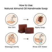 Natural Almond Oil Handmade Soap 3