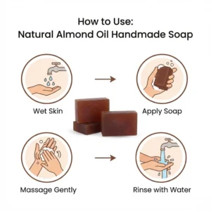 Natural Almond Oil Handmade Soap 3
