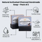 Natural Charcoal Handmade Soaps 1