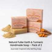 Natural Fuller Earth & Turmeric Handmade Soaps 1