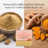 Natural Fuller Earth & Turmeric Handmade Soaps 2