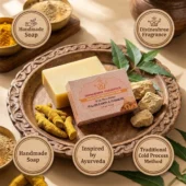 Natural Fuller Earth & Turmeric Handmade Soaps 6