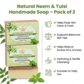 Natural Neem & Tulsi Handmade Soaps 2