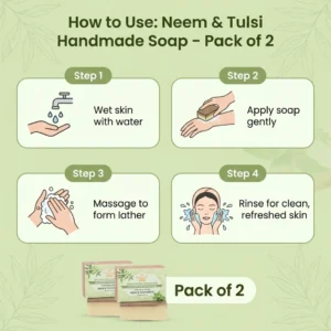 Natural Neem & Tulsi Handmade Soaps 4