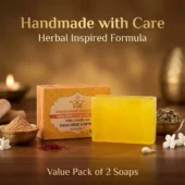 Natural Sandalwood & Saffron Handmade Soaps 6