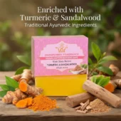 Natural Turmeric & Sandalwood Handmade Soaps 3