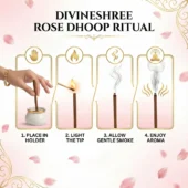 Rose Dhoop Incense Stick |Pack of 2 |Eco-Friendly & Bamboo Less 02