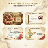 Rose Dhoop Incense Stick |Pack of 2 |Eco-Friendly & Bamboo Less 05