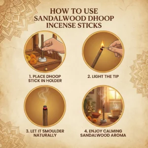Sandal Wood Dhoop Incense Stick 04