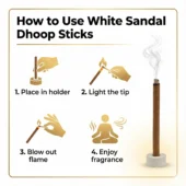 White Sandal Dhoop Incense Stick 5