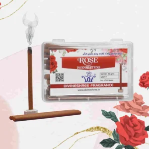 Rose Dhoop Incense Stick |Pack of 2 |Eco-Friendly & Bamboo Less
