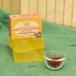 Natural Sandalwood & Saffron Handmade Soaps | Pack of 2 | Rejuvenate, Brighten, & Get Luxurious Glow.