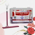 Saffron Rose Dhoop Insense Stick |Pack of 2 |Eco-Friendly & Bamboo Less