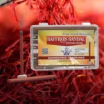 Saffron Sandal Dhoop Insense Stick |Pack of 2 |Eco-Friendly & Bamboo Less