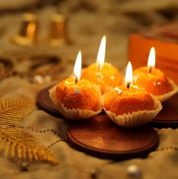 Festive Celebration Ladoo Candles