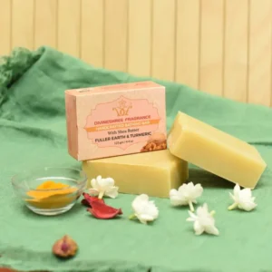 Divineshree sandal soap bar with natural ingredients – herbal skincare solution