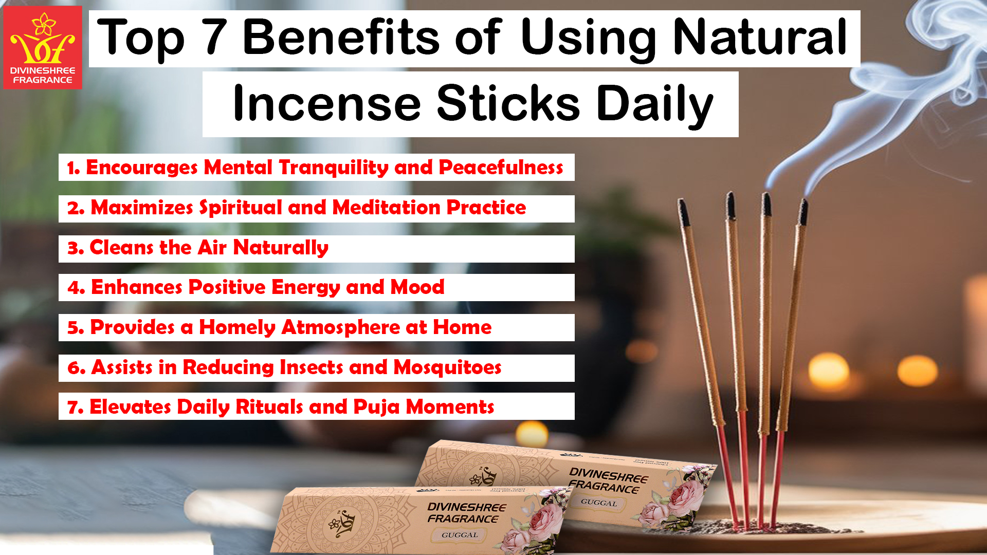Top 7 Benefits of Using Natural Incense Sticks Daily