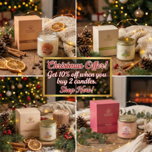 Christmas Festive Bundle: Buy Any 2 Candles, Get 10% Off!
