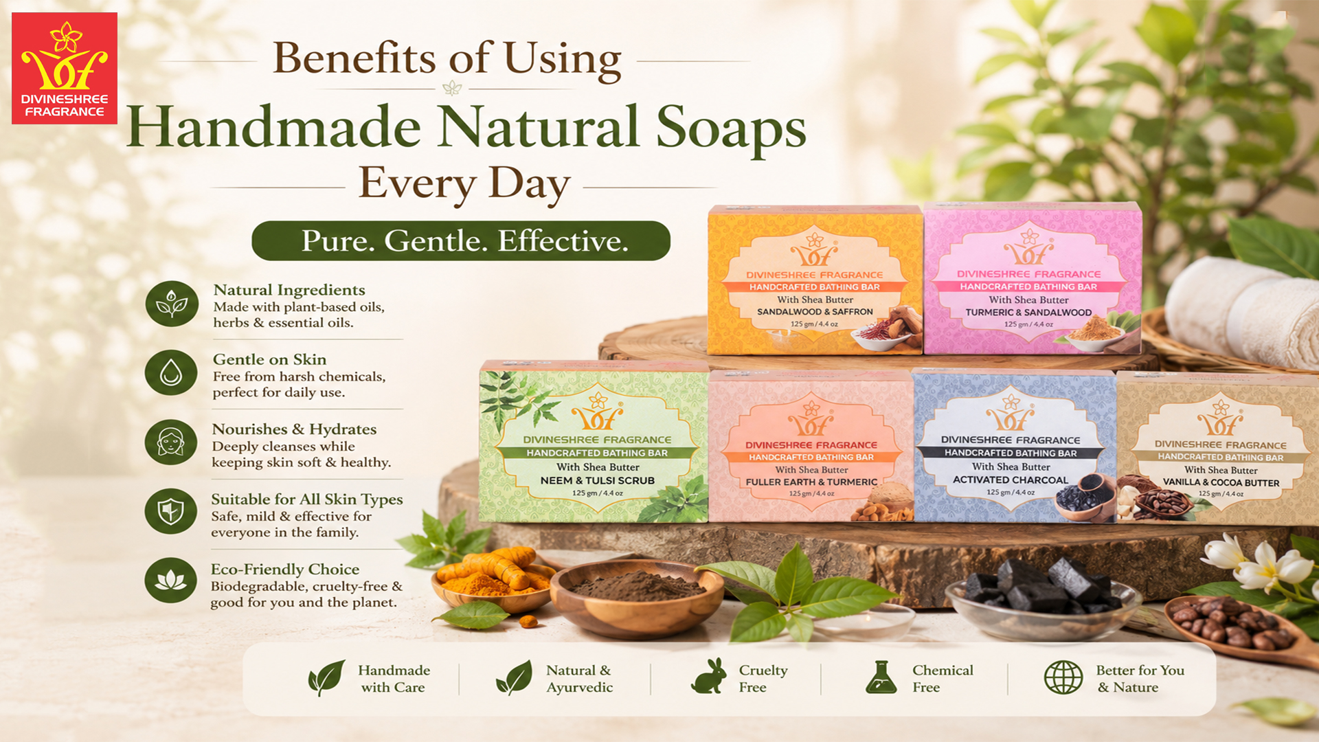 Benefits of Using Handmade Natural Soaps Every Day