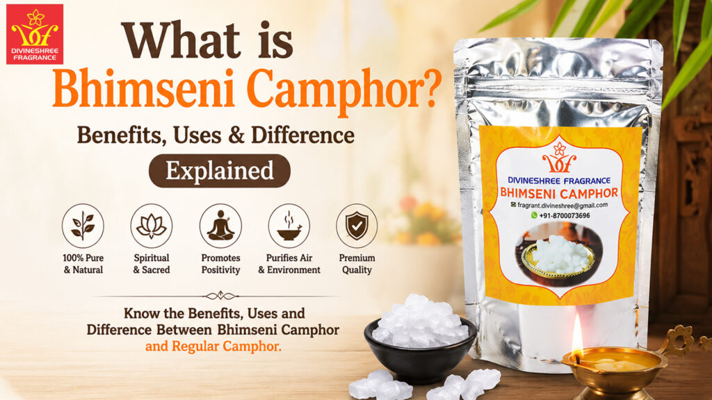 What is Bhimseni Camphor? Benefits, Uses & Difference Explained