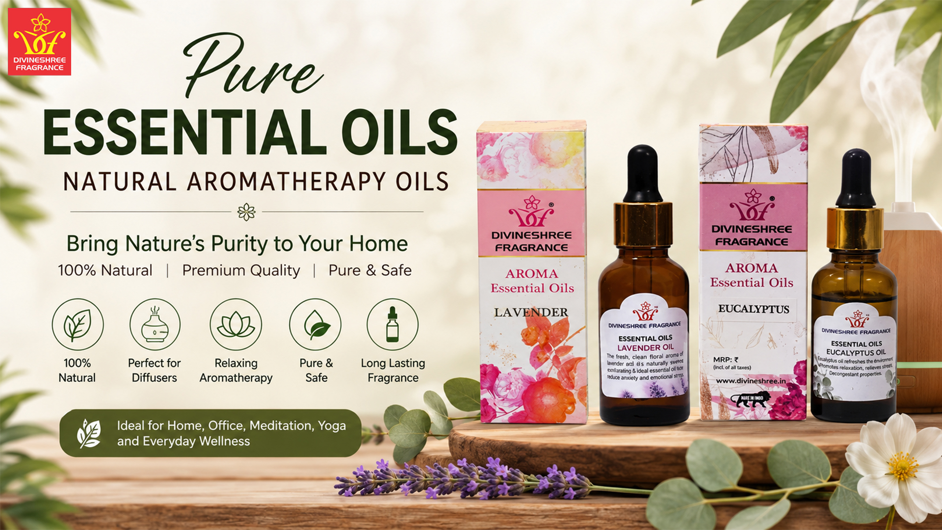 Pure Essential Oils Online | Natural Aromatherapy Oils