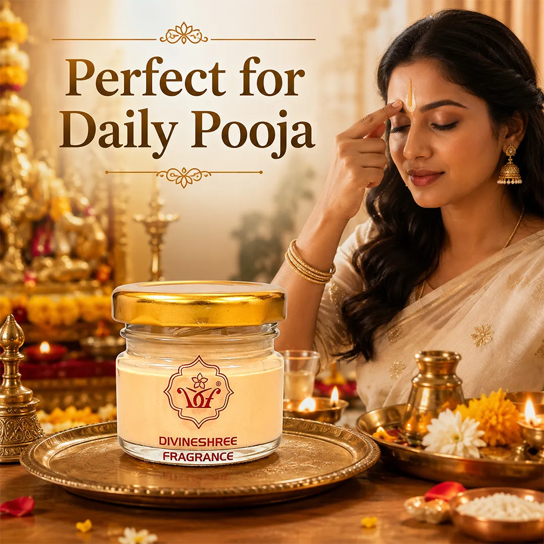 Pure White Chandan Tilak 2 Pure White Chandan Tilak 2