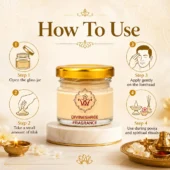 Pure White Chandan Tilak 3