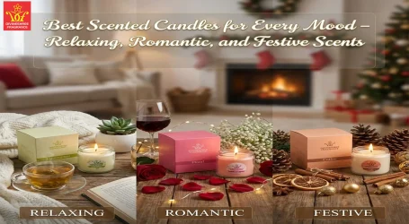 Best Scented Candles for Every Mood – Relaxing Romantic and Festive Scents